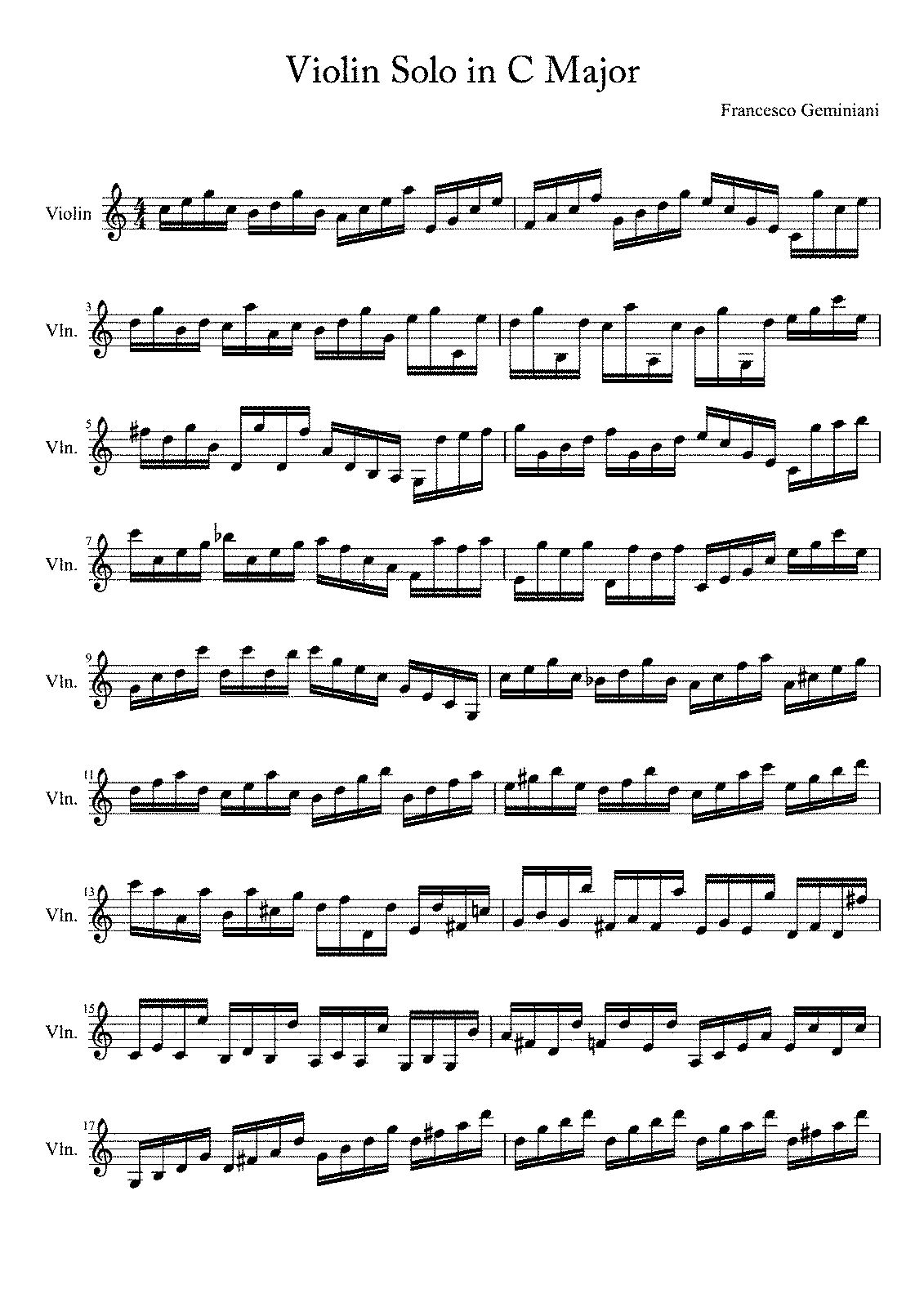 free sheet music violin solo
